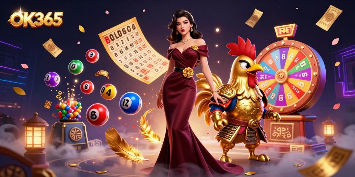 Engage in thrilling gameplay at OK365 with dynamic lottery elements and vibrant casino themes.