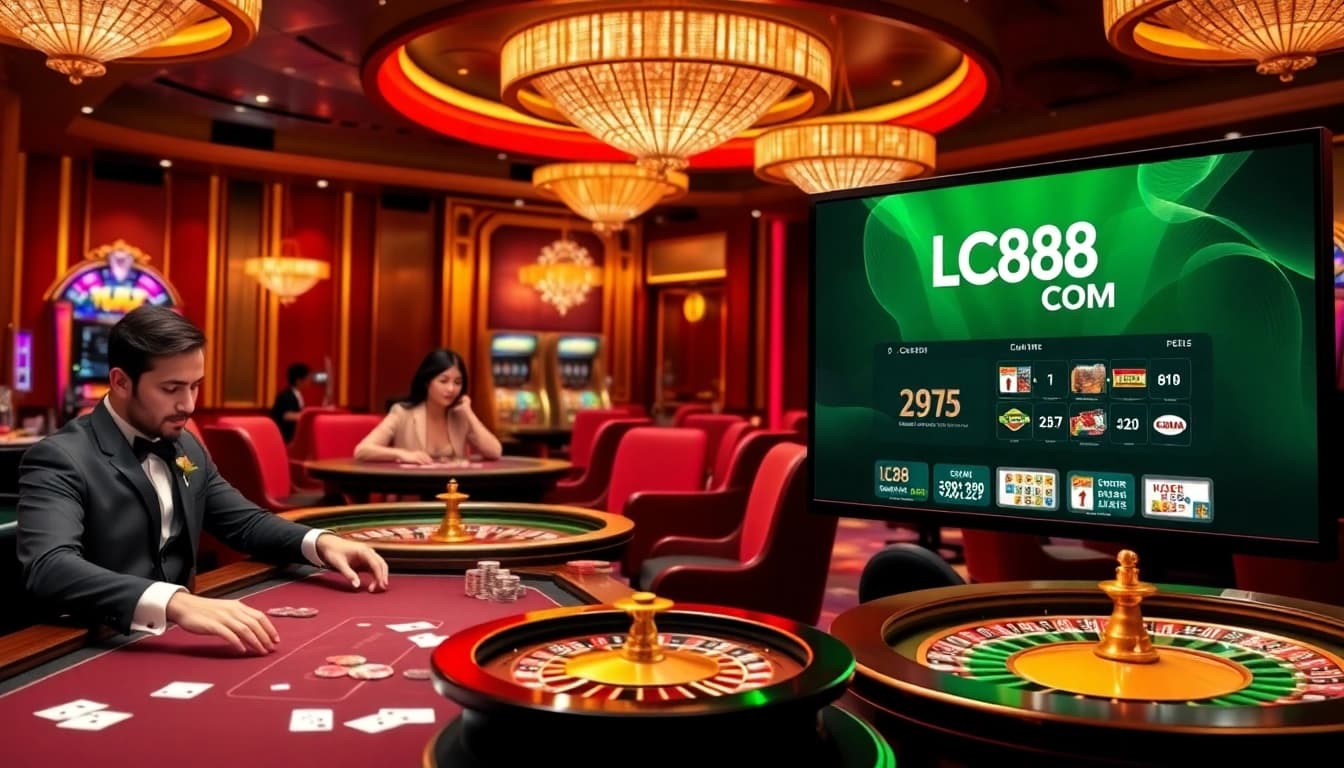 Experience the thrill of winning at LC88.COM with vibrant casino games, poker tables, and slot machines.