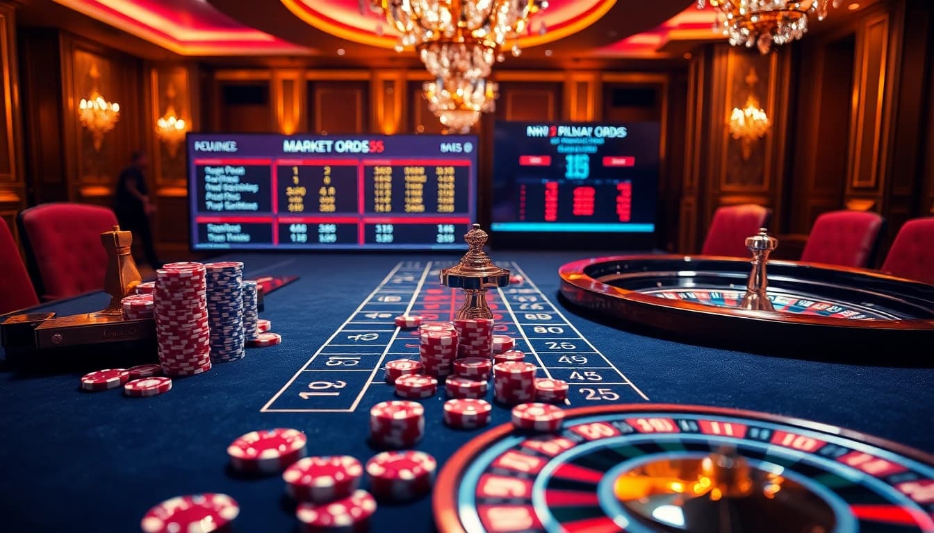 Exciting gameplay at nhà cái kp88, showcasing vibrant casino elements and thrilling betting action.