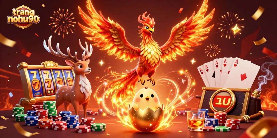 Engage with exciting slots action at trang nohu90, featuring colorful characters, vibrant gameplay, and immersive atmosphere.