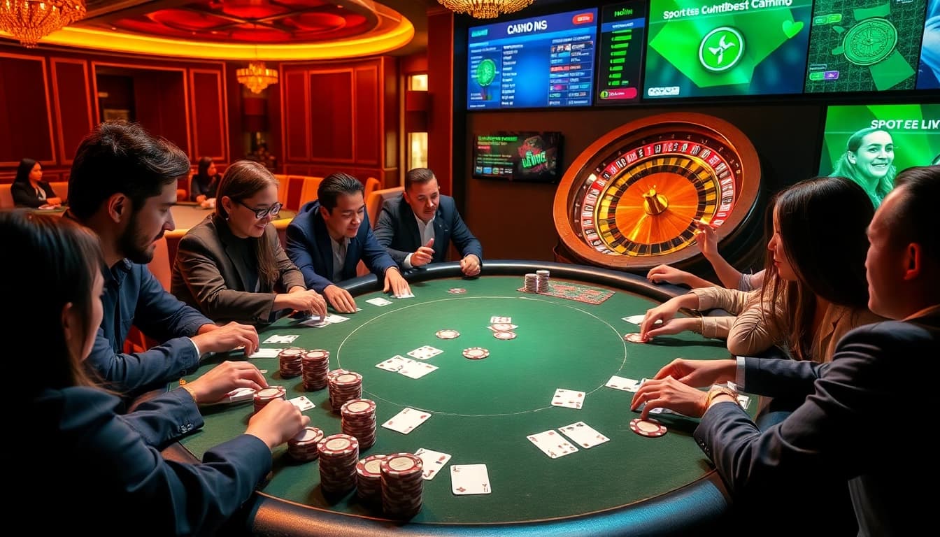Experience the thrill of gambling at uu88.com with exciting poker, roulette, and vibrant casino visuals.