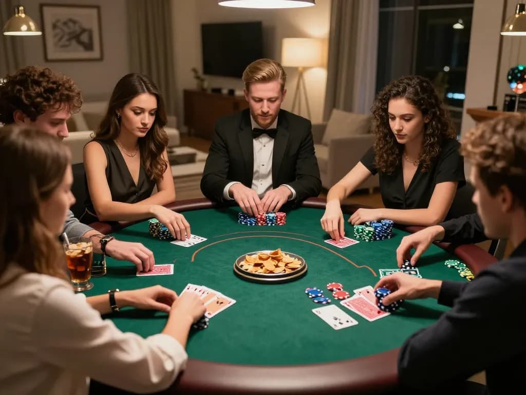 Check live 9 Lotto 4D results on https://9lotto4d.app/ during a friendly poker night.