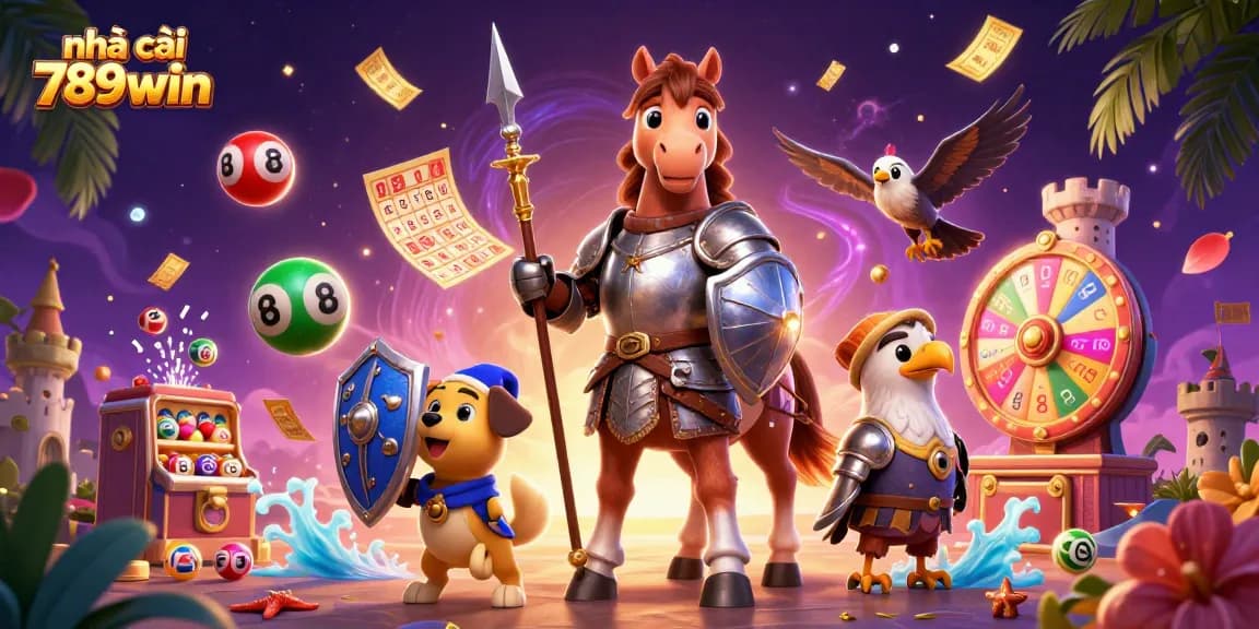 Engage with exciting games at nhà cái 789win featuring thrilling lottery elements and cartoon characters.
