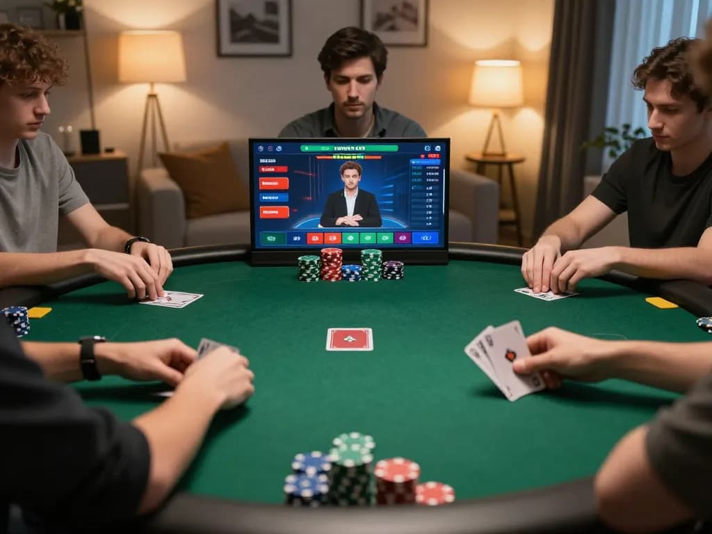 Engaging in exciting online poker gameplay with lc88vip platform, highlighting strategic betting actions