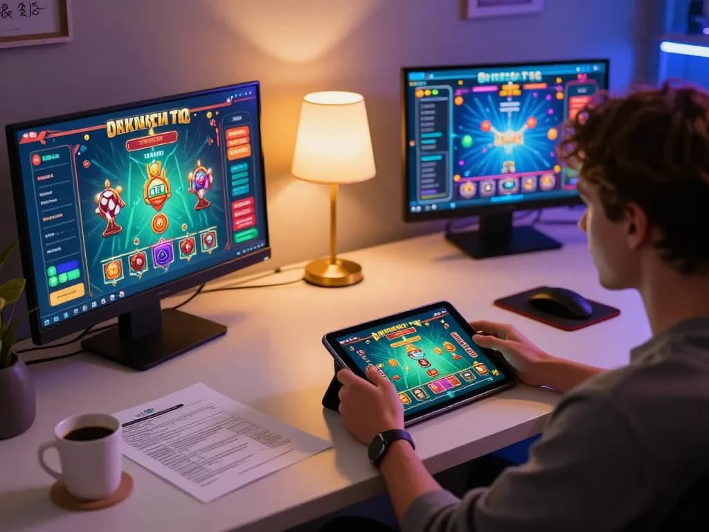 Engaging in strategic online gaming at tập đoàn ATQ environment with a modern touch.