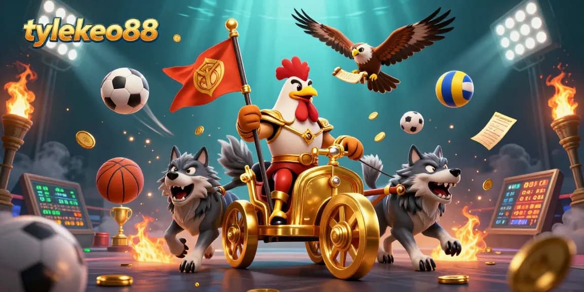 Watch tylekeo88 showcase exciting sports betting with dynamic action elements and vibrant colors.