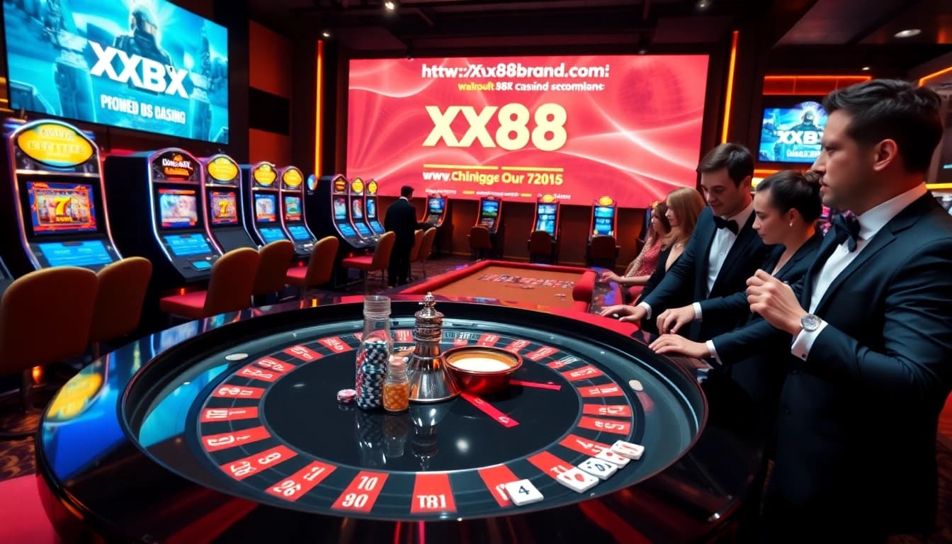 Experience the excitement of online gambling at https://xx88brand.com/ with a vibrant casino scene.