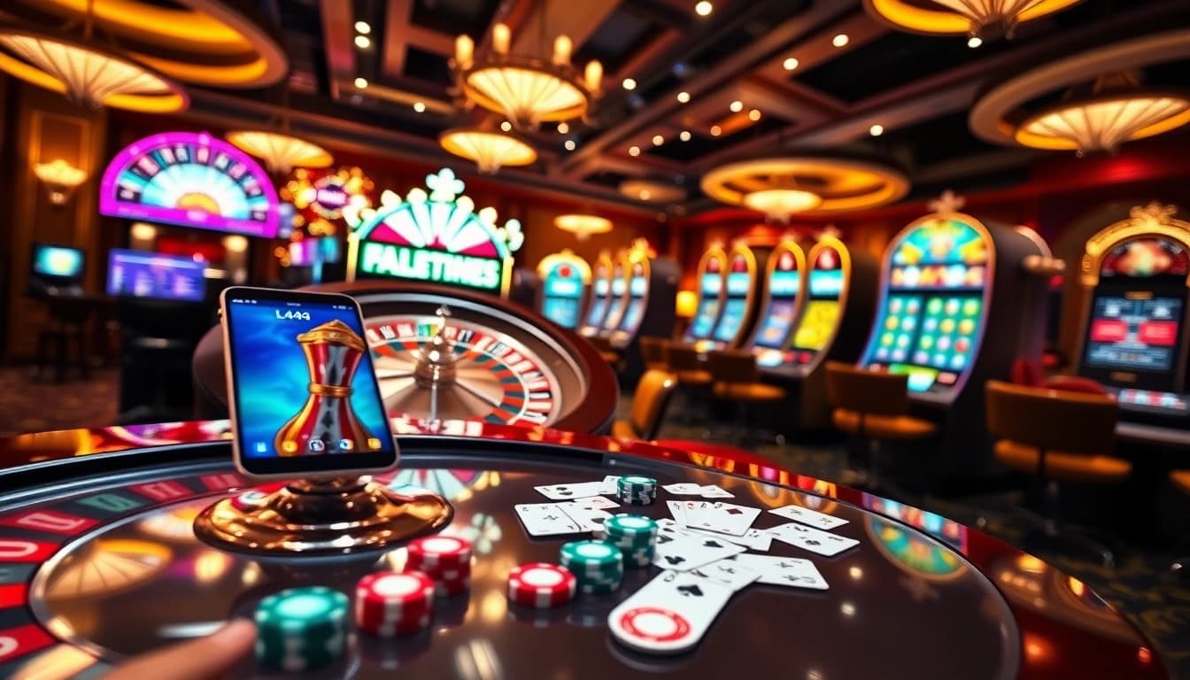 Experience the thrill of winning at L444 with vibrant casino games and excitement.