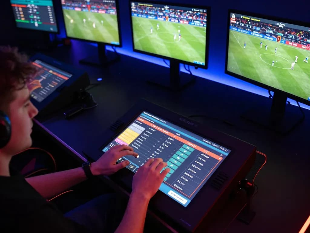 Betting on trực tiếp bóng đá c1 with exciting live odds displayed on the screen, highlighting an immersive sportsbook experience