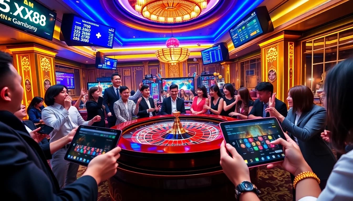 Experience the excitement of gambling at https://xx88.day/ with players enjoying luxury casino gaming.