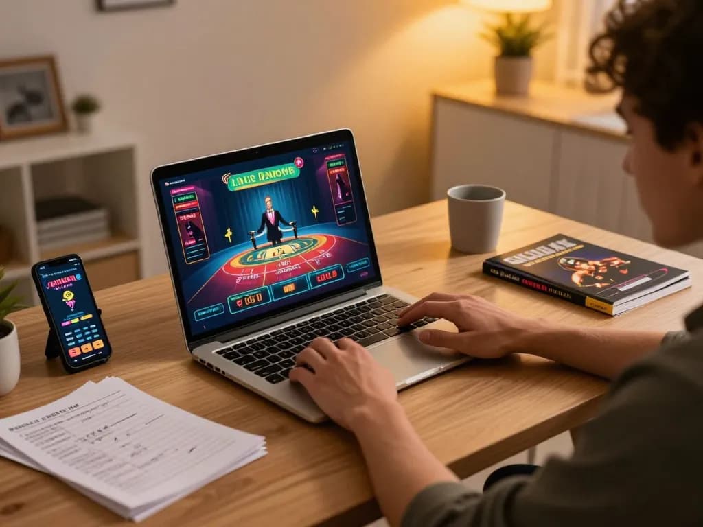 Playing live dealer games at home using technology from https://9bet9.in.net for immersive gaming.