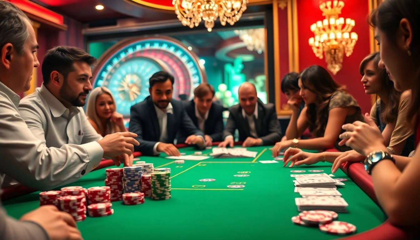 Experience the thrill of gambling with XX88's vibrant casino scene, featuring poker chips and roulette wheel.