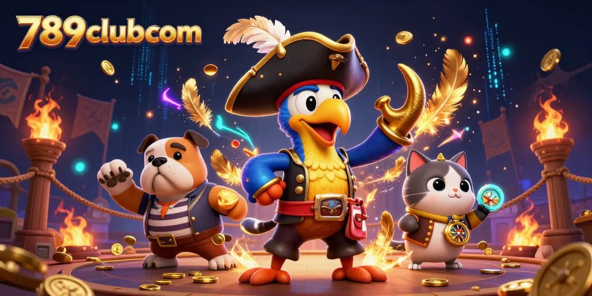 Engage with the vibrant action of 789clubcom's pirate-themed casino adventures in stunning 3D illustration.