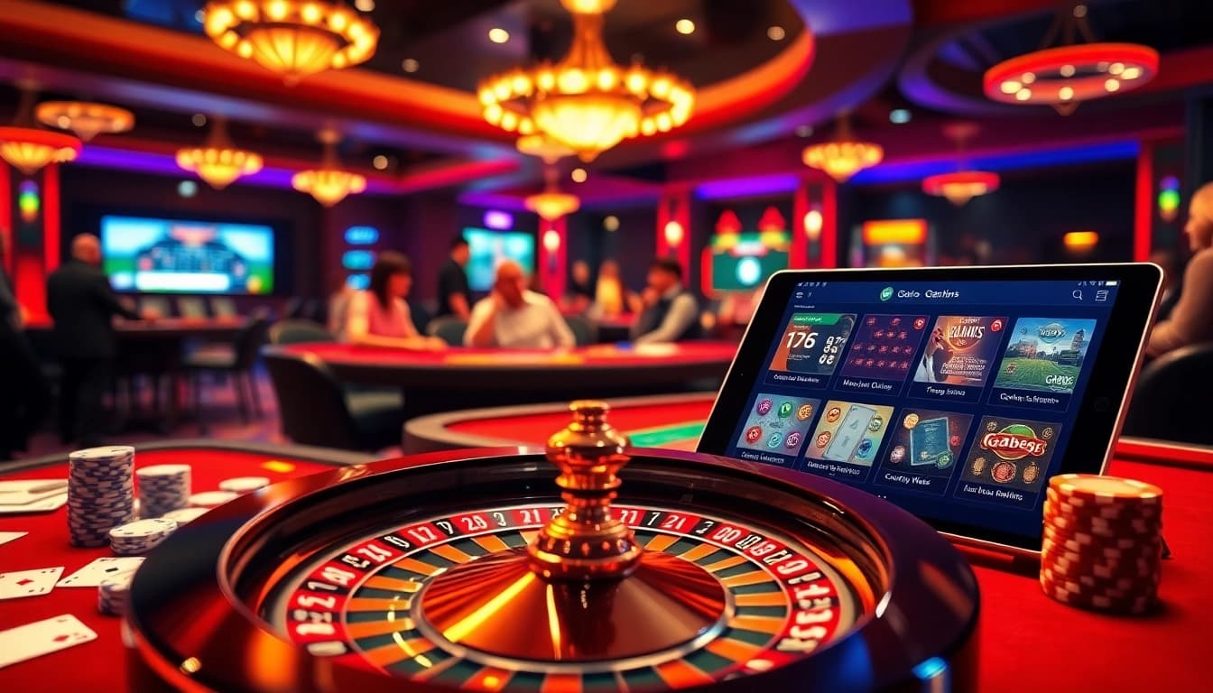 Experience the excitement of GA888 with poker chips and a vibrant casino atmosphere.