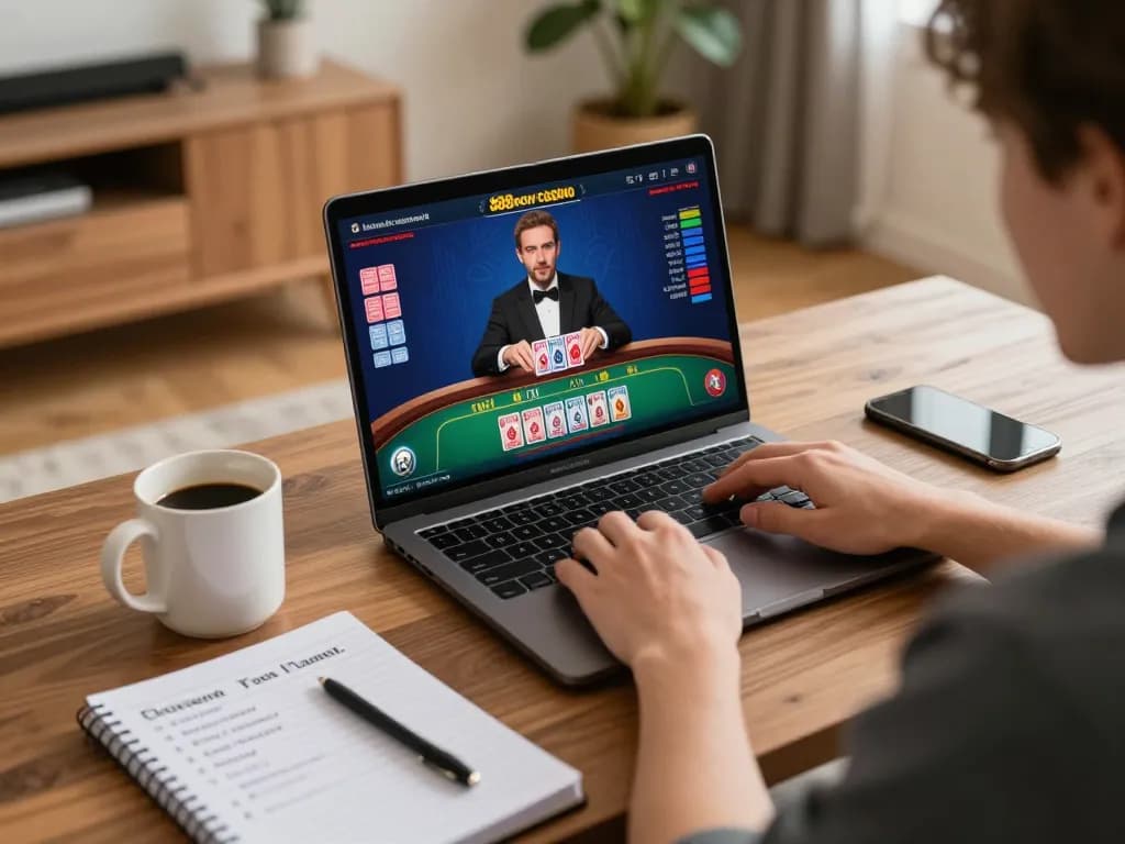 Engaging gameplay experience at 888new casino with a live dealer on screen