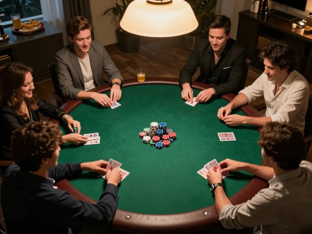 Enjoy bl555 đăng nhập with friends during an exciting home poker night filled with strategy and fun