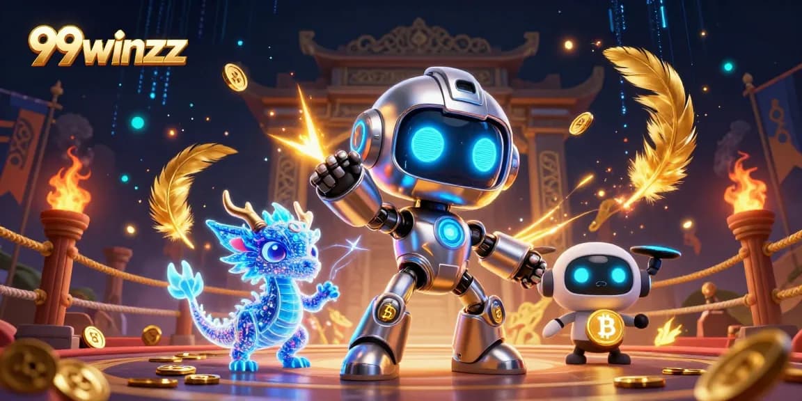 Experience dynamic gaming action at 99winzz with holographic elements and vibrant casino visuals.