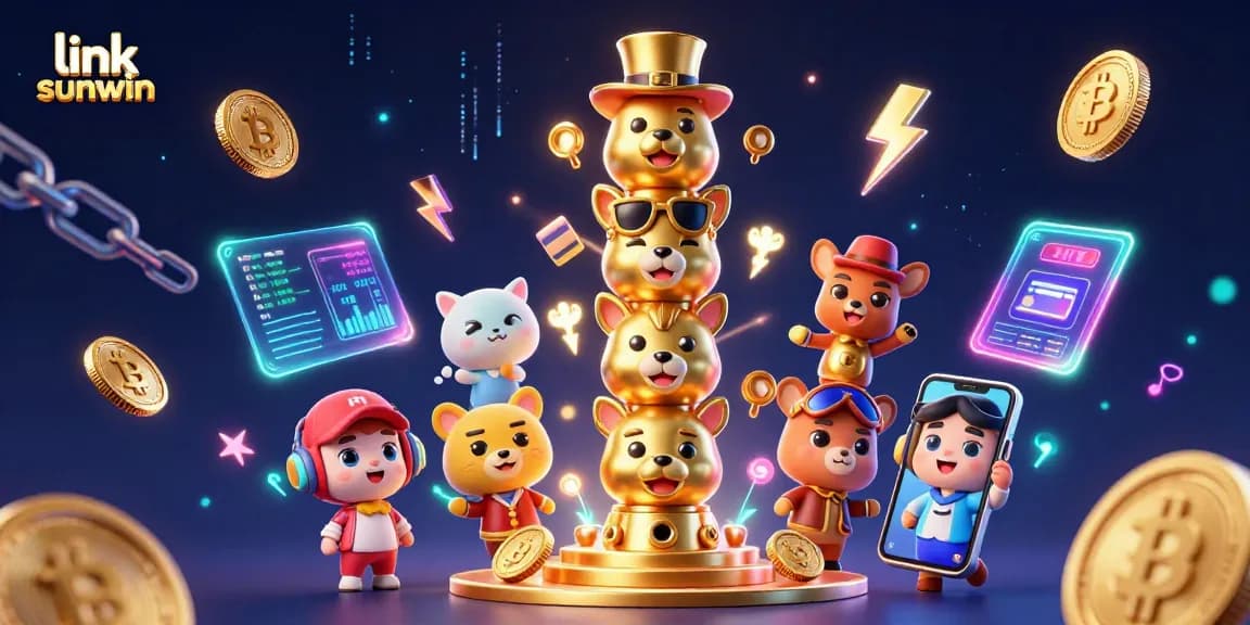Engage with link sunwin for dynamic gaming experiences featuring vibrant 3D casino elements.