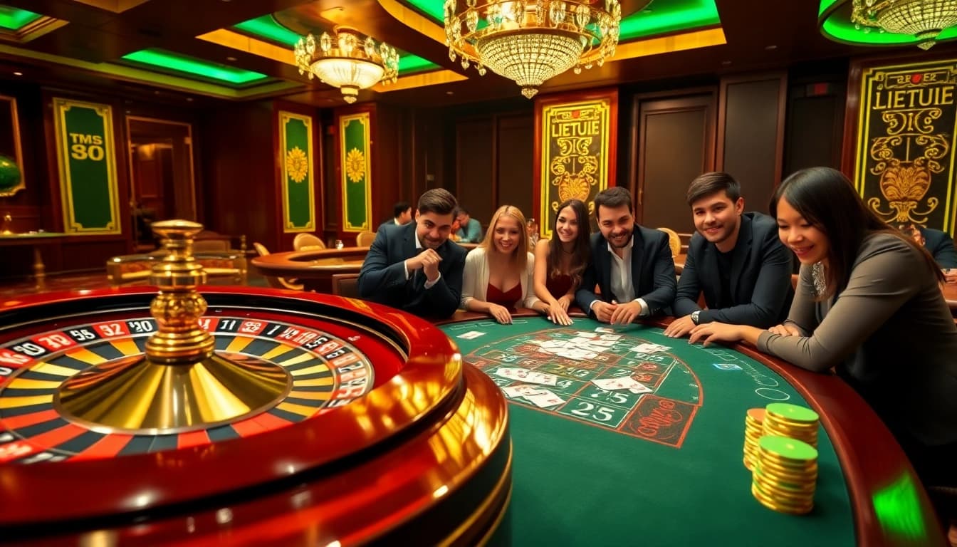 Experience the thrill of online gaming at https://mm88.moe/ with poker and roulette at a luxury casino.
