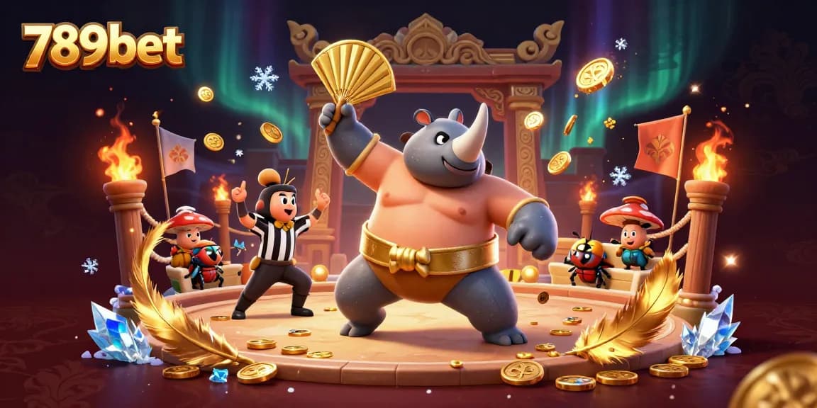 Experience thrilling wins with 789bet in an action-packed casino scene featuring unique beetle characters and exciting game elements.