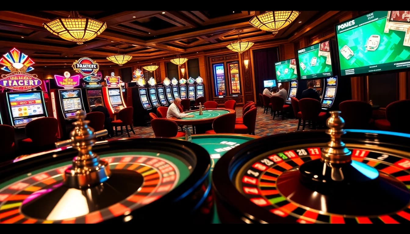 Engaged players at a poker table while enjoying the gaming experience at https://nk88top.com/.