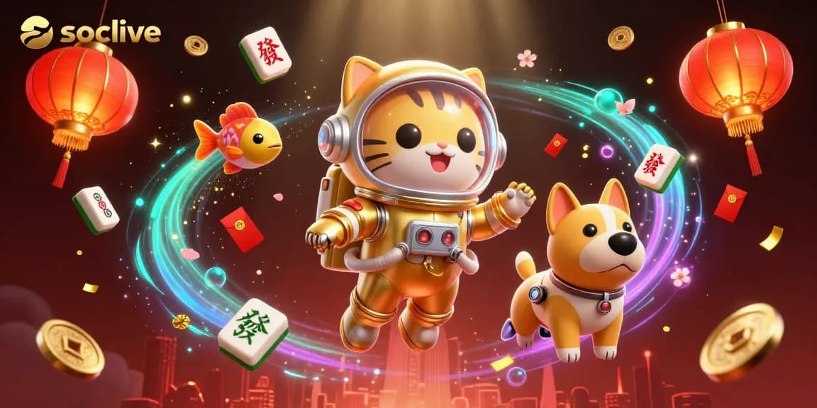 Socolive offers exciting casino-quality streaming with vibrant characters and dynamic gaming elements.