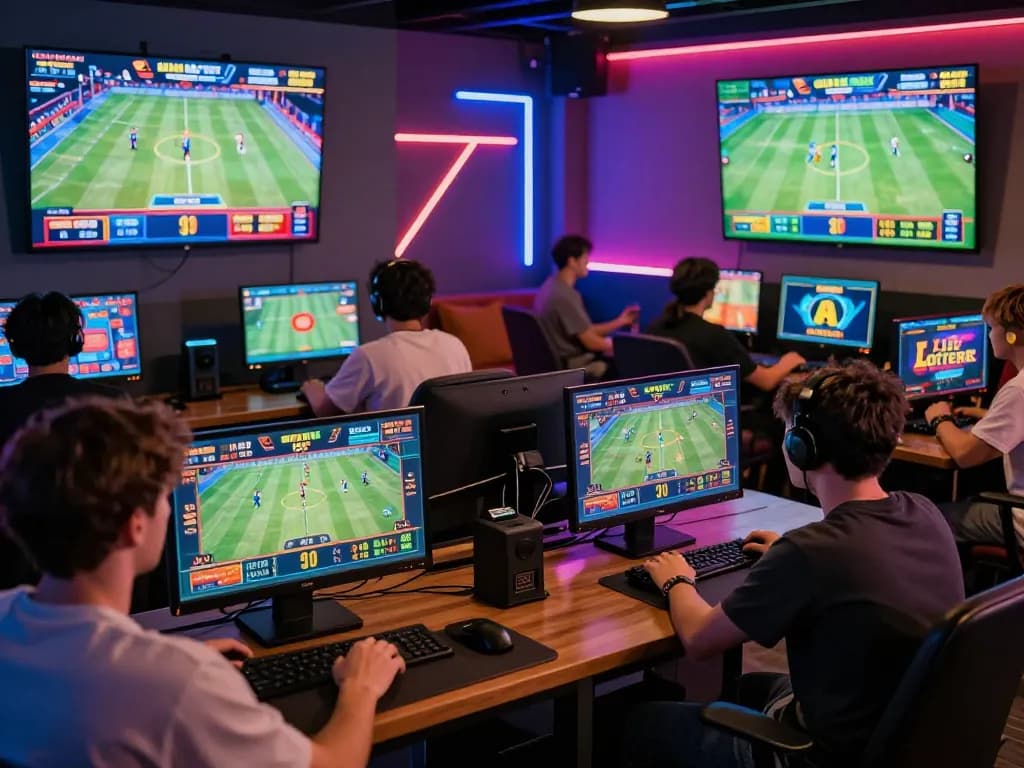 Excited players engaging with the exciting world of online betting at https://okwin68.net/ showcasing sports, casino games, and vibrant promotions.