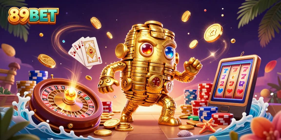 Experience thrilling wins with 89BET at our vibrant online casino featuring gold golems and exciting games.
