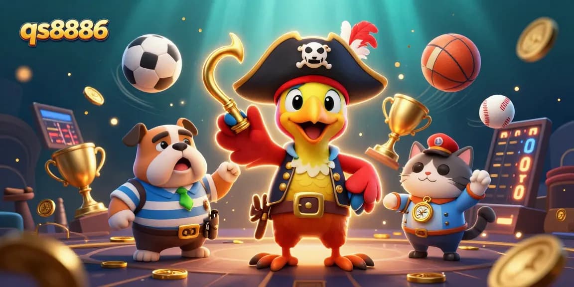 Engage with qs8886's vibrant pirate-themed online casino adventure featuring dynamic game elements.