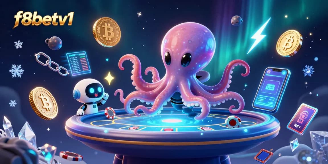 Experience thrilling gameplay with f8betv1 as an alien octopus manages an exciting poker game!