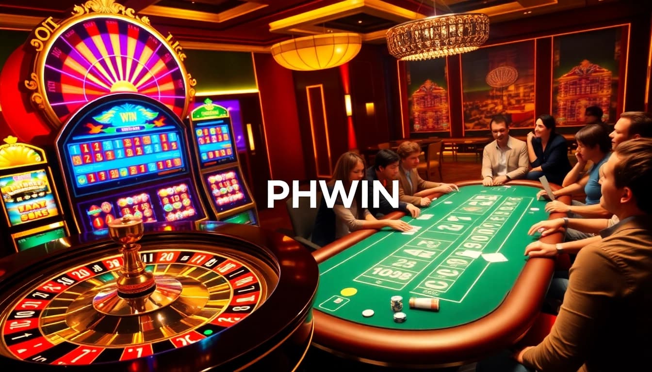 Experience thrilling gameplay at PHWIN online casino with vibrant games and excitement.