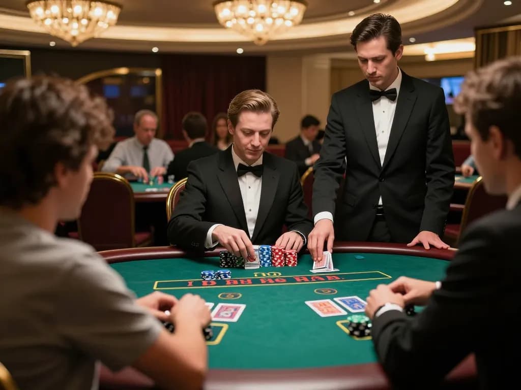 Experience the excitement of strategic blackjack games at bu88 casino with engaging players.