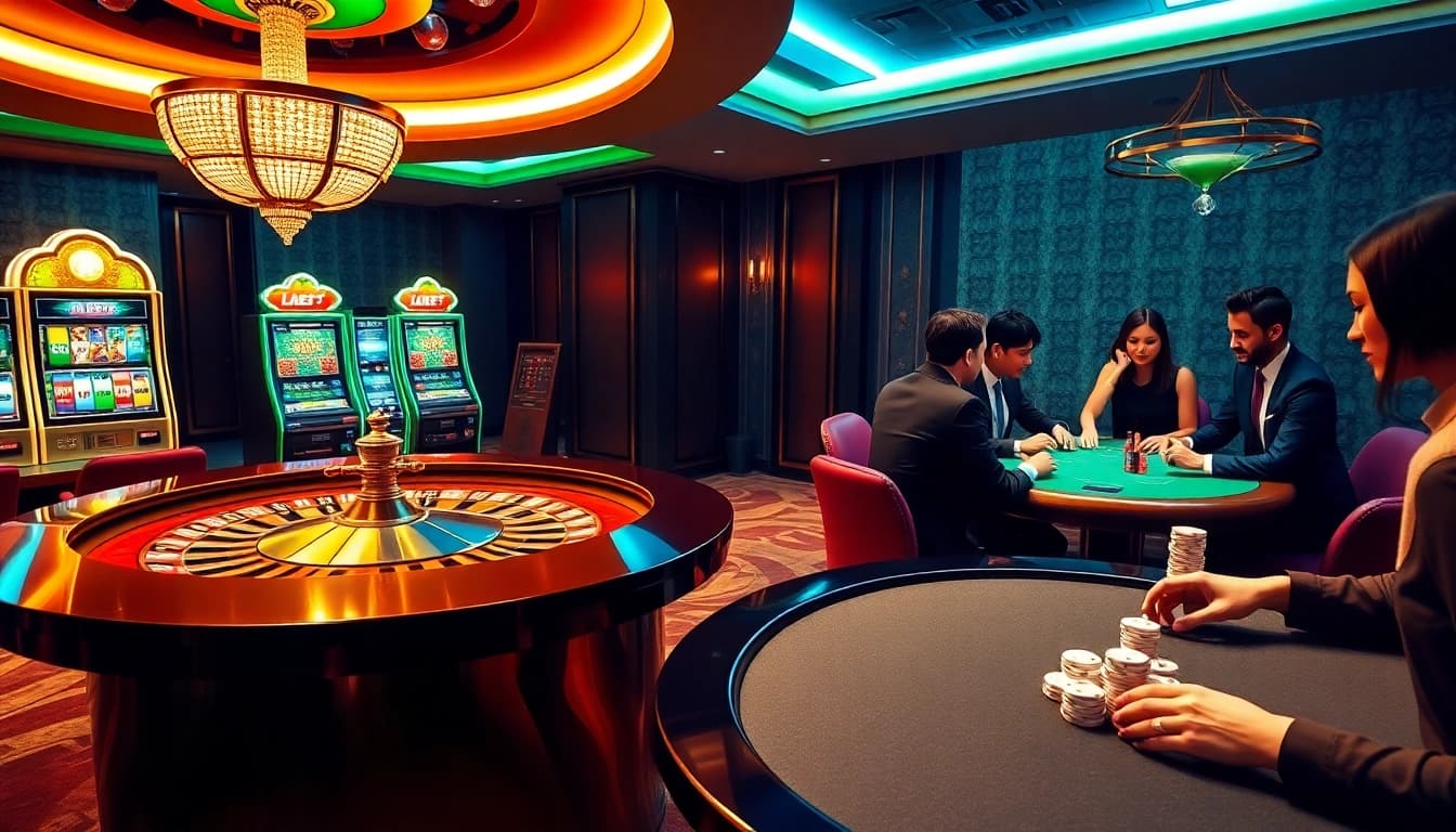 Experience the immersive excitement at luck8 casino with vibrant games and elegant players.