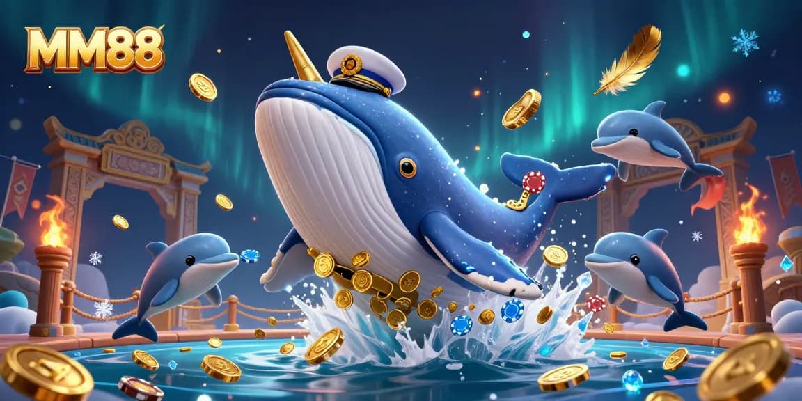 Experience the thrill of MM88's cartoon betting adventure with captivating characters and vivid casino elements.
