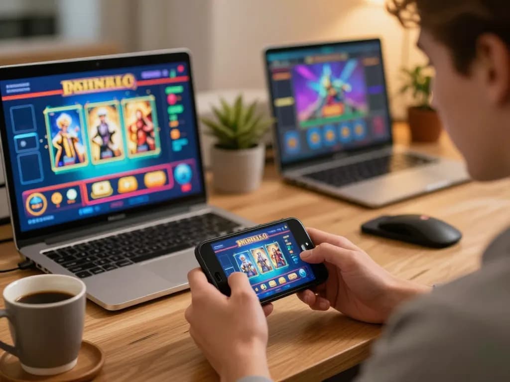 Experience the thrill of online gaming with Au88 on a mobile device in a cozy atmosphere