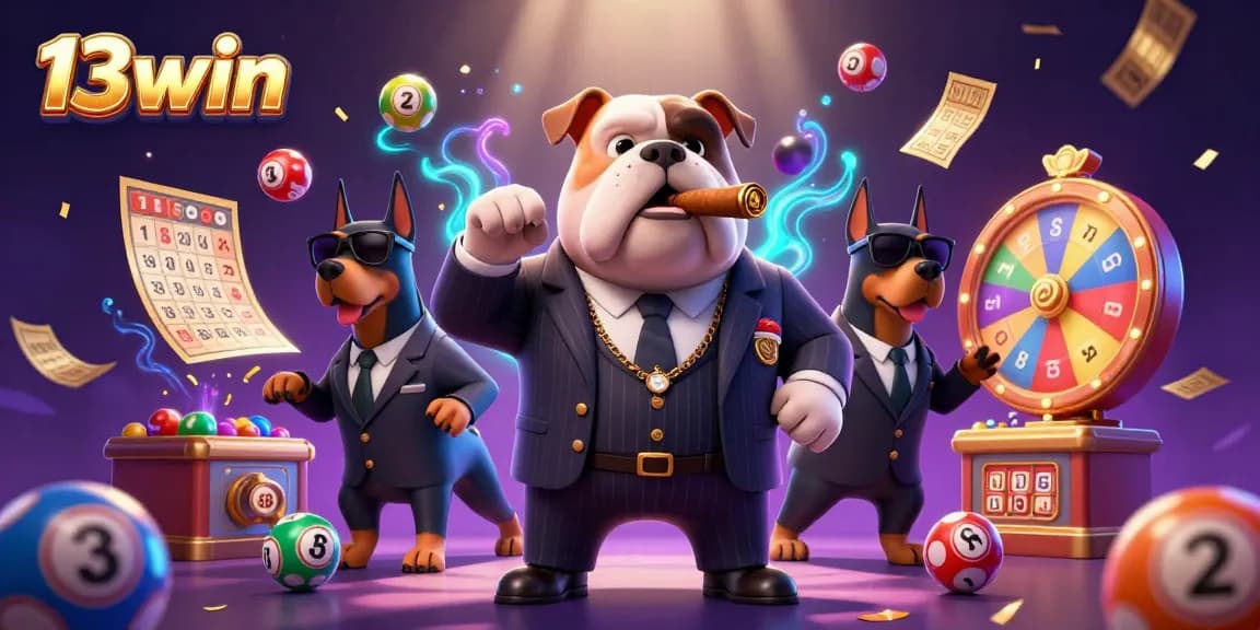 Experience thrilling action at 13win with colorful lottery balls and exciting game elements.