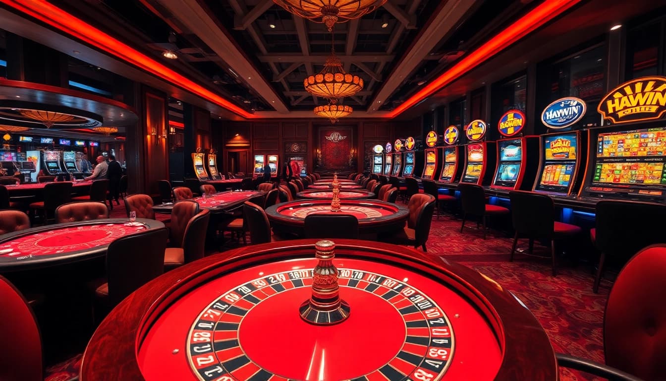 Experience the excitement of Haywin with thrilling casino games and vibrant atmospheres.