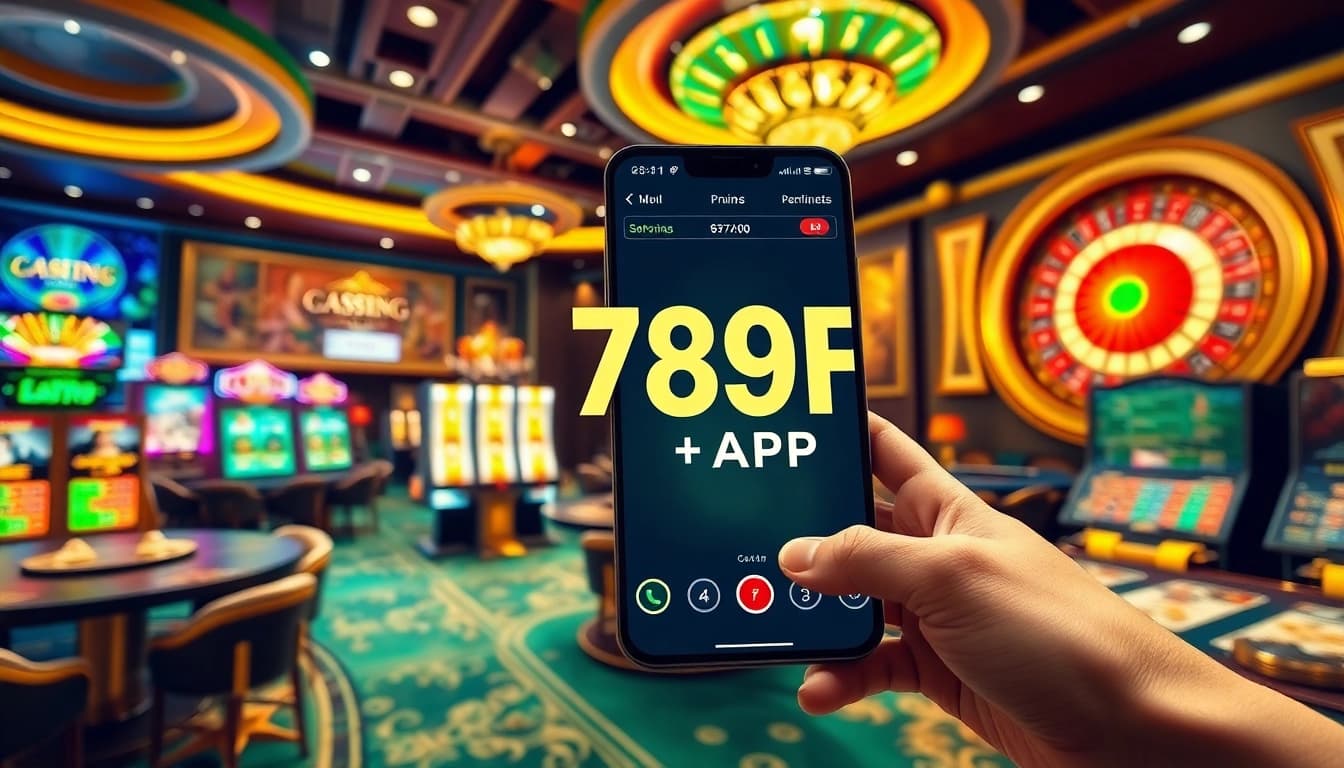 Experience the excitement of the 789F APP with engaging casino visuals and interactive graphics.