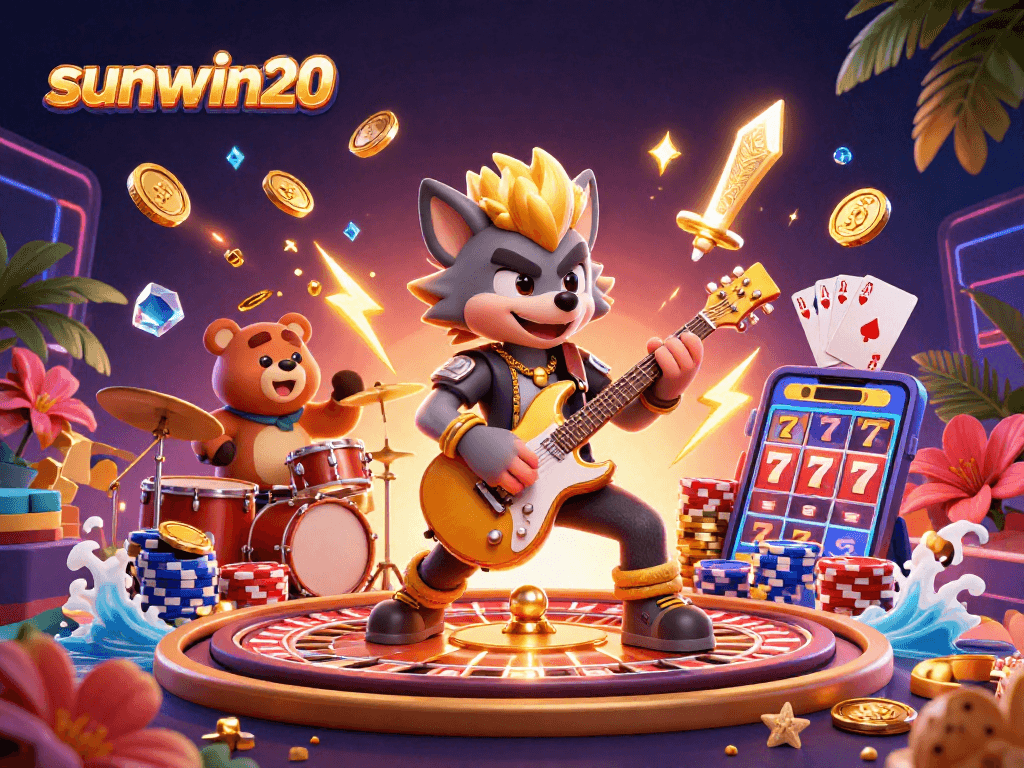 Experience the dynamic gameplay of sunwin20 with captivating casino elements, vibrant characters, and thrilling action.