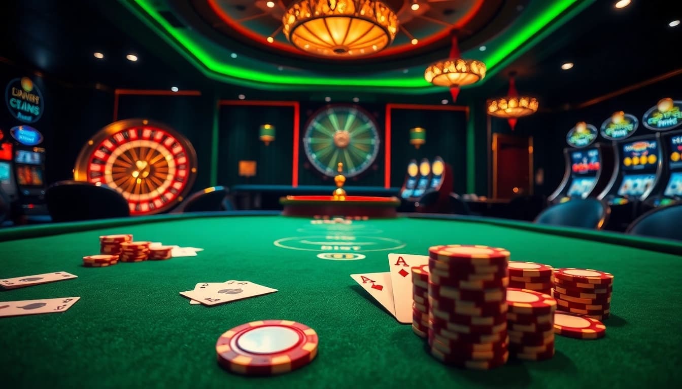 Engage with exciting poker action at vvjl11 com featuring luxurious chips and cards.