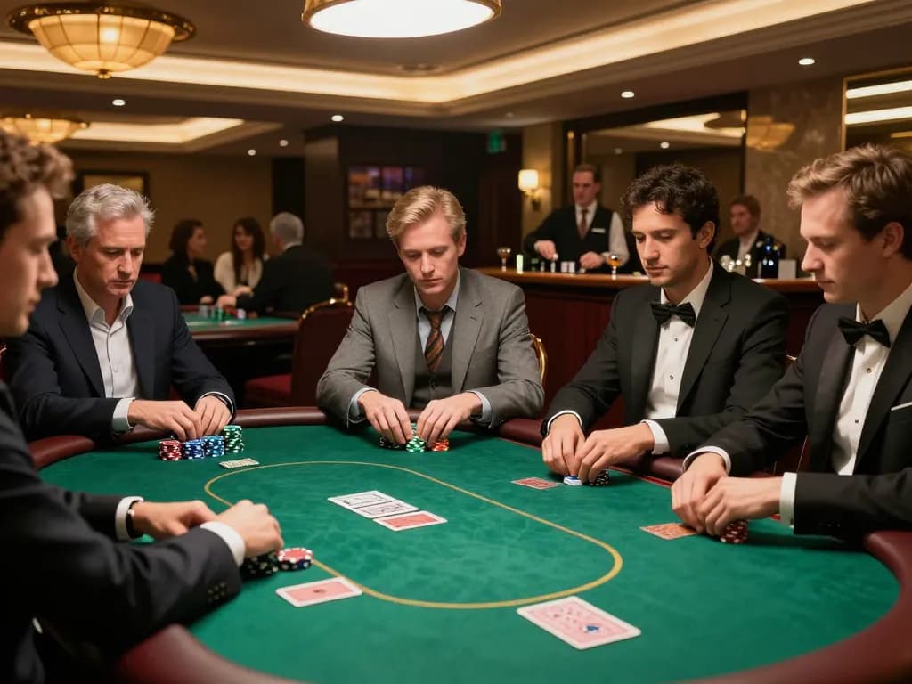 Experience the excitement at may88 with intense poker gameplay and stunning casino atmosphere.