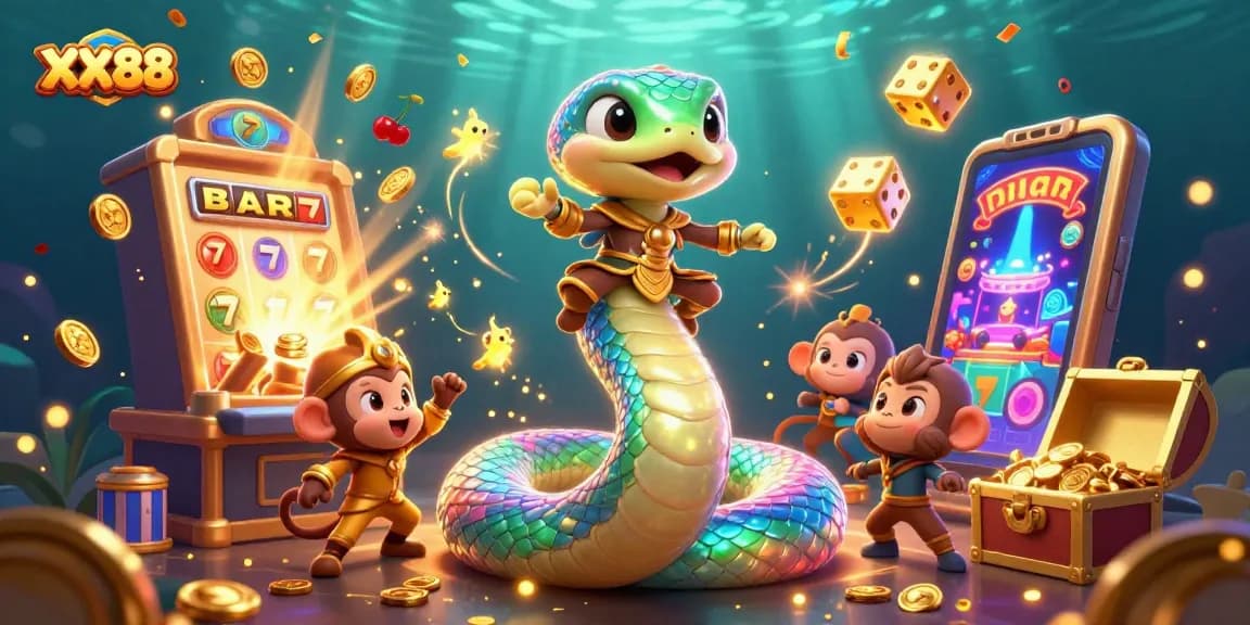 Spin and win with XX88 in a vibrant 3D casino world full of thrilling slot games and rich rewards.