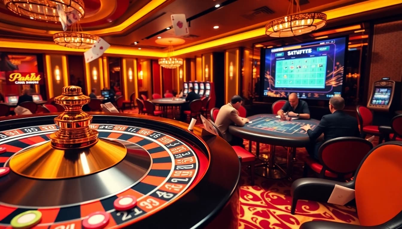 Experience thrilling gaming action at https://xx88.day/ with roulette, poker, and vibrant casino visuals.