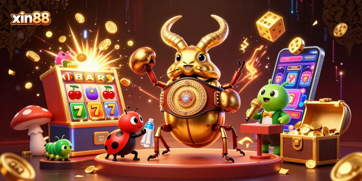Engage with the Xin88 community in extraordinary gaming experiences with vibrant illustrations of a dynamic casino.