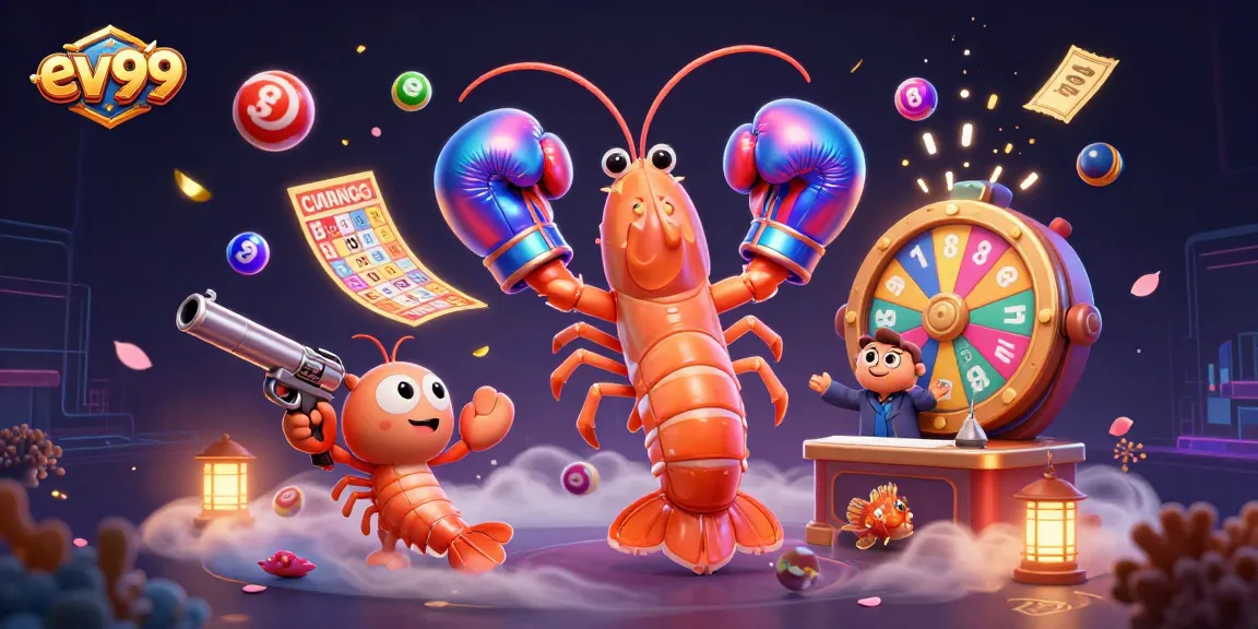 Experience exciting gameplay with ev99 featuring vibrant lottery elements and energetic characters.