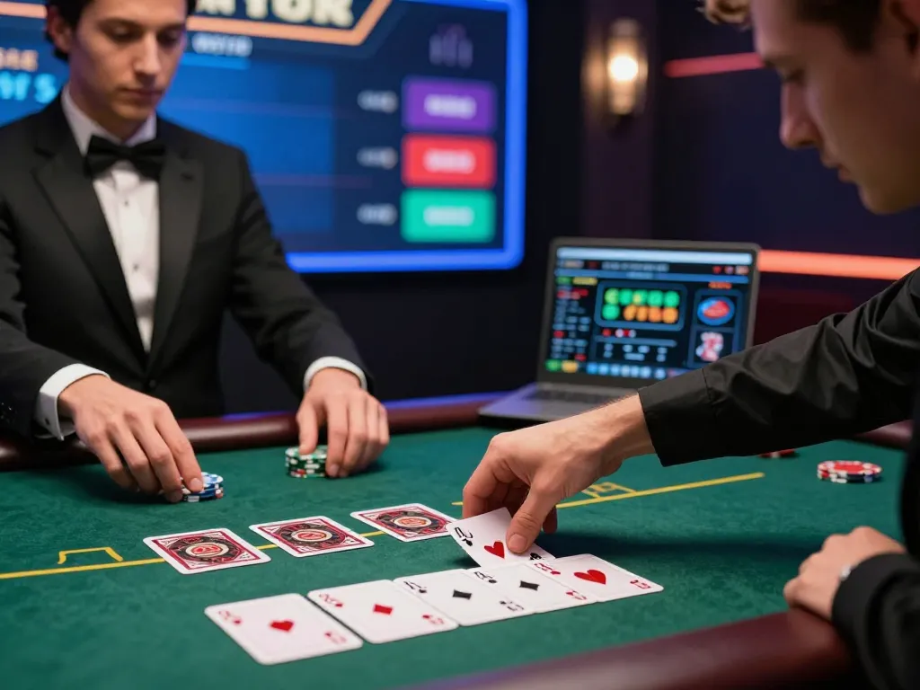 Placing a strategic bet at F168's online blackjack game with intense focus and engaging gameplay.