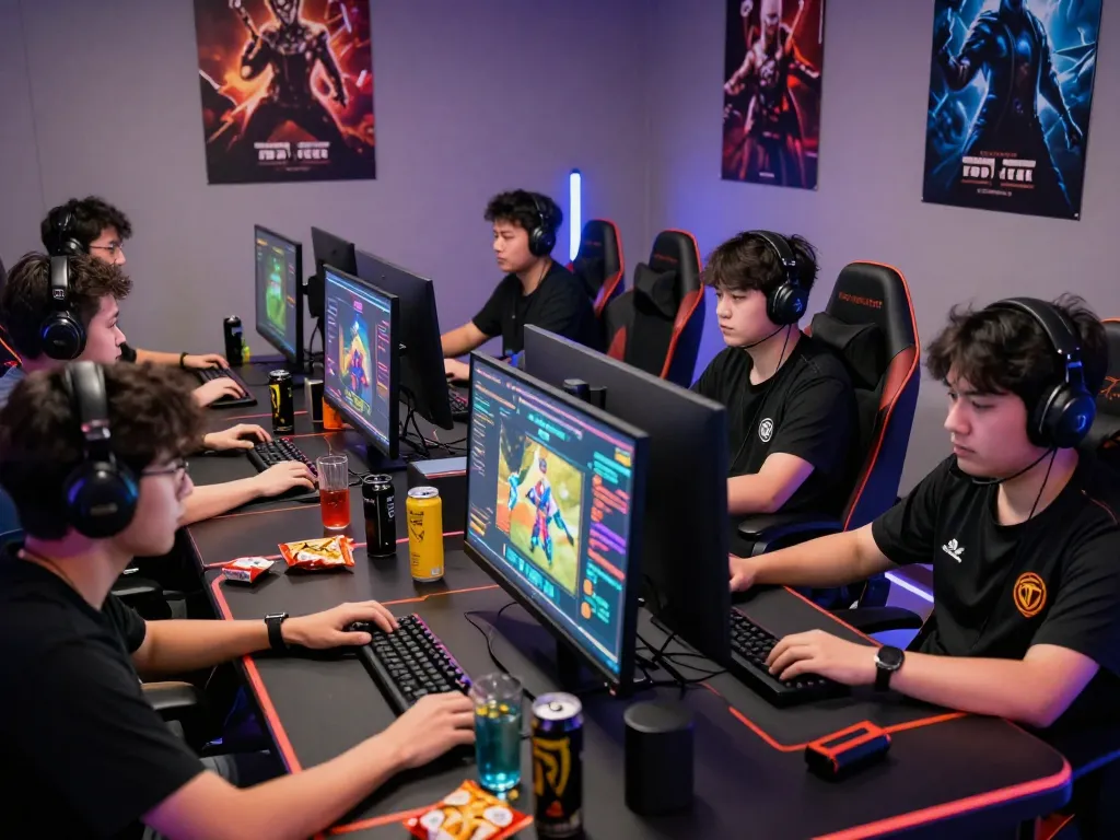 Players enjoying an engaging sunwin betting game in a vibrant gaming setup with modern aesthetics.