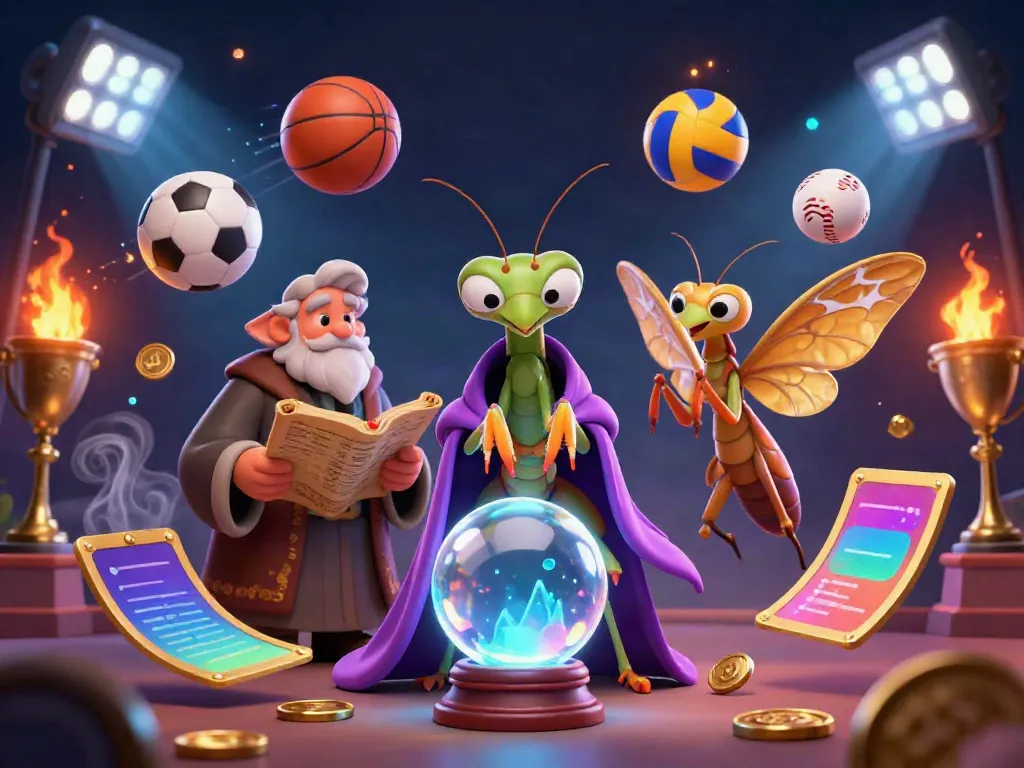 Engage with gaming excitement at gamerospc through vibrant 3D casino illustrations showcasing sports-themed elements.