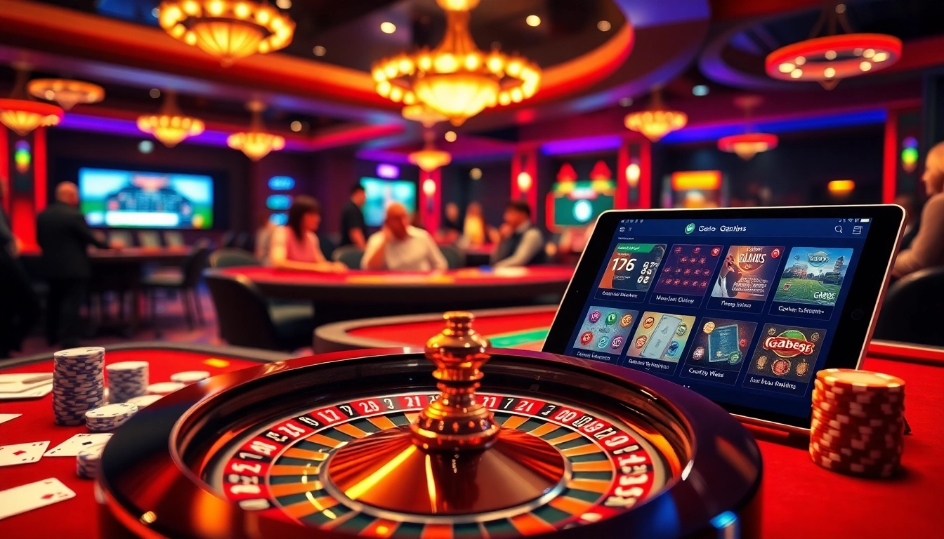 Experience the excitement of GA888 with poker chips and a vibrant casino atmosphere.