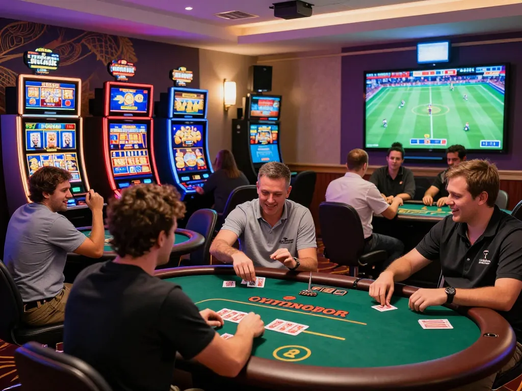 Players experiencing the excitement of gi8 casino gaming with diverse games in a vibrant online environment.